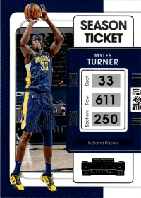 Myles Turner - Panini Contenders Season Ticket 2021-22, Nr. 12