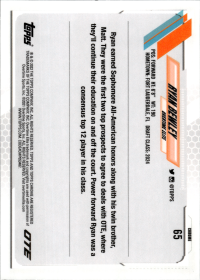 Ryan Bewley - Topps Chrome OTE Base Set 2022, Nr. 65 – Rookie Card