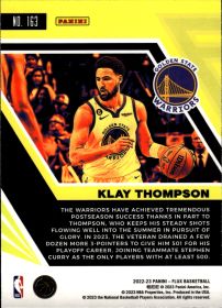 Klay Thompson - Panini Flux Base Set 2022-23, Nr. 163