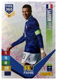 Kylian Mbappé - Panini Adrenalyn XL FIFA 365 Fan Favourites 2026-27, Nr. 437 – Insert