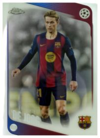 Frenkie de Jong - Topps Chrome UEFA Club Competitions Base Set 2025-26, Nr. 135