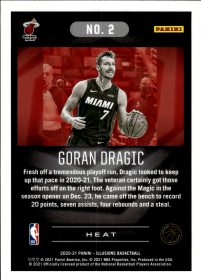 Goran Dragic - Panini Illusions Base Set 2020-21, Nr. 2 – Trophy Collection Orange