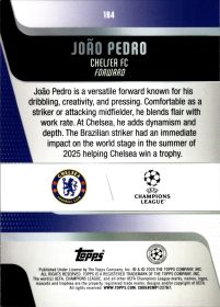 João Pedro - Topps UEFA Club Competitions Base Set 2025-26, Nr. 184