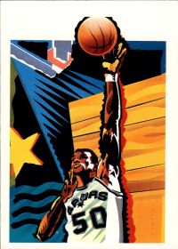 David Robinson - NBA Hoops Team Checklist 1990-91, Nr. 378