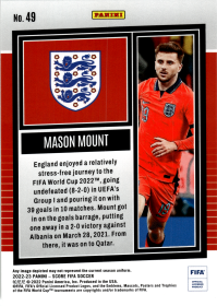 Mason Mount - Panini Score FIFA Base Set 2022-23, Nr. 49