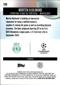 Morten Hjulmand - Topps Finest UEFA Club Competitions Base Set 2025-26, Nr. 126