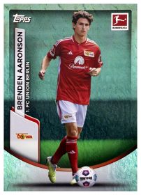 Brenden Aaronson - Topps Chrome Bundesliga Base Set 2023-24, Nr. 8