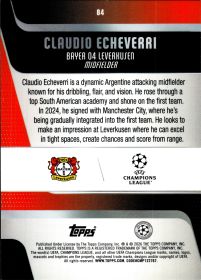 Claudio Echeverri - Topps UEFA Club Competitions Base Set 2025-26, Nr. 84 – Rookie Card