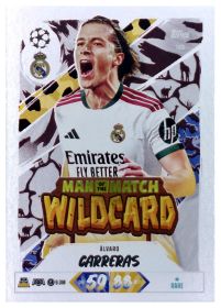 Álvaro Carreras - Topps Match Attax UEFA Club Competitions Man of the Match Wildcard 2026-27, Nr. 149