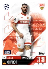 Julian Chabot - Topps Match Attax UEFA Club Competitions Attax Debutant 2024-25, Nr. 175