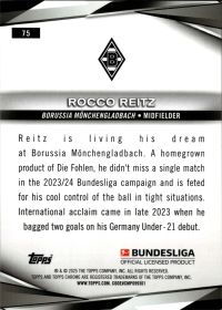 Rocco Reitz - Topps Chrome Bundesliga Base Set 2024-25, Nr. 75
