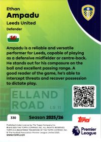 Ethan Ampadu - Topps Match Attax Premier League Base Set 2025-26, Nr. 330