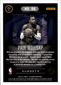 Paul Millsap - Panini Illusions Base Set 2020-21, Nr. 98
