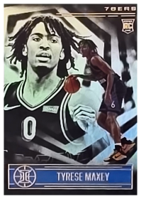 Tyrese Maxey - Panini Illusions Base Set 2020-21, Nr. 162 – Rookie Card