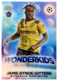 Jamie Bynoe-Gittens - Topps Chrome UEFA Club Competitions Wonderkids 2022-23, Nr. W-2 – Rookie Card