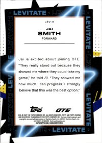 Jai Smith - Topps Chrome OTE Levitate 2022, Nr. LEV-11