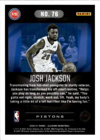 Josh Jackson - Panini Illusions Base Set 2020-21, Nr. 76