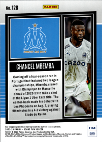 Chancel Mbemba - Panini Score FIFA Base Set 2022-23, Nr. 128