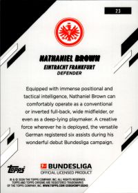Nathaniel Brown - Topps Chrome Bundesliga Base Set 2025-26, Nr. 23