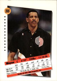 Wayne Cooper - SkyBox Base Set 1991-92, Nr. 235