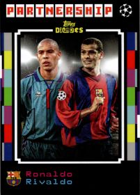 Ronaldo / Rivaldo - Topps Decades UEFA Club Competitions Partnerships 2024-25