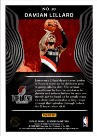 Damian Lillard - Panini Illusions Base Set 2021-22, Nr. 30