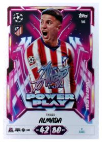 Thiago Almada - Topps Match Attax UEFA Club Competitions Power Play Signature Style 2026-27, Nr. 186