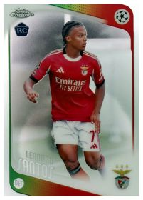 Leandro Santos - Topps Chrome UEFA Club Competitions Base Set 2025-26, Nr. 160 – Rookie Card