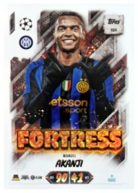 Manuel Akanji - Topps Match Attax UEFA Club Competitions Fortress 2026-27, Nr. 404
