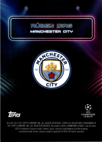 Rúben Dias - Topps UEFA Club Competitions Showtime 2023-24