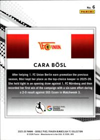 Cara Bösl - Panini Frauen-Bundesliga TC Collection Next Level 2025-26, Nr. 6 – Insert