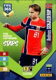 Andreas Schjelderup - Panini Adrenalyn XL FIFA 365 FIFA World Cup 2026 Stars 2026-27, Nr. 232