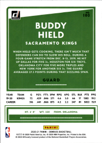 Buddy Hield - Panini Donruss Base Set 2020-21, Nr. 180
