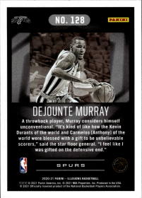 Dejounte Murray - Panini Illusions Base Set 2020-21, Nr. 128