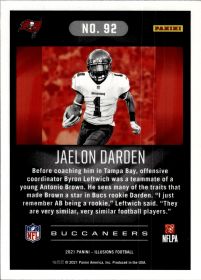 Jaelon Darden - Panini Illusions Base Set 2021, Nr. 92 – Rookie Card