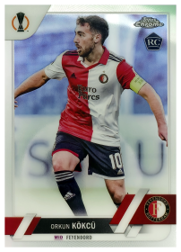 Orkun Kökcü - Topps Chrome UEFA Club Competitions Base Set 2022-23, Nr. 151 – Rookie Card