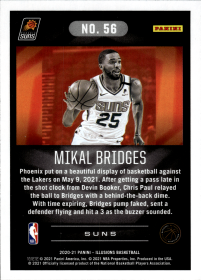 Mikal Bridges - Panini Illusions Base Set 2020-21, Nr. 56