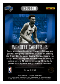 Wendell Carter Jr. - Panini Illusions Base Set 2020-21, Nr. 130