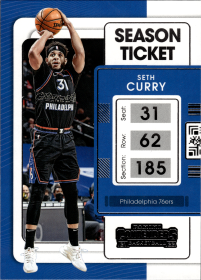 Seth Curry - Panini Contenders Season Ticket 2021-22, Nr. 57