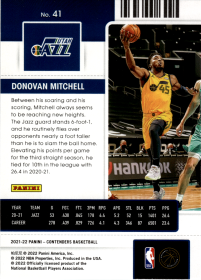 Donovan Mitchell - Panini Contenders Game Ticket 2021-22, Nr. 41