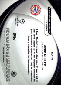 Gerd Müller - Topps Chrome UEFA Club Competitions Starball Debut 2023-24, Nr. SD-14 – Speckle Refractor, Insert