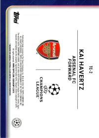 Kai Havertz - Topps UEFA Club Competitions Trophy Chasers 2025-26, Nr. TC-2