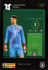 Alexander Nübel - Panini FIFA World Cup DFB-Sammelkarten 2026, Nr. 57