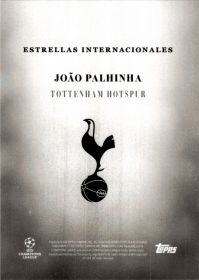 João Palhinha - Topps Simplicidad UEFA Club Competitions Estrellas Internacionales 2025-26