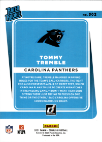 Tommy Tremble - Panini Donruss Base Set 2021, Nr. 302 – Rookie Card