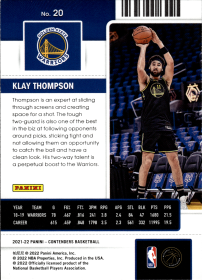 Klay Thompson - Panini Contenders Season Ticket 2021-22, Nr. 20