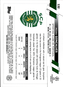 Pedro Gonçalves - Topps Chrome UEFA Club Competitions Base Set 2022-23, Nr. 132 – All-Star Rookie