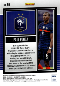 Paul Pogba - Panini Score FIFA Base Set 2022-23, Nr. 80
