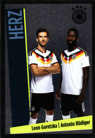 Leon Goretzka | Antonio Rüdiger - Panini FIFA World Cup DFB-Sammelkarten 2026, Nr. 2 – Chrome