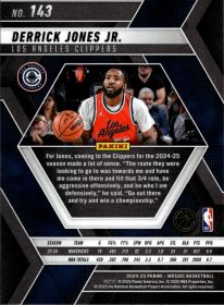 Derrick Jones Jr. - Panini Mosaic Base Set 2024-25, Nr. 143